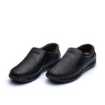 کفش چرم تبریز مدیکال بی بند تابستانی زیره پی یو - Image 4