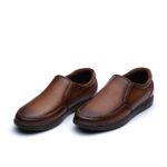 کفش روزانه چرم تبریز آلدمو زیگزال بی بند زیره پی یو - Image 3