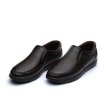 کفش روزانه چرم تبریز آلدمو زیگزال بی بند زیره پی یو - Image 4
