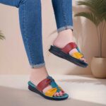 صندل طبی زنانه چرم تبریز مدل پاپیون - Image 6